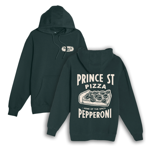 Prince St. Pizza Green Hoodie