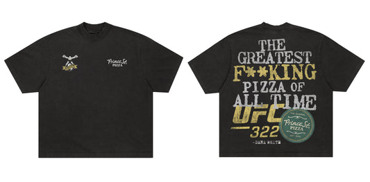 UFC x Prince St Pizza UFC 322 Collab T-Shirt